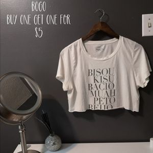J. Crew crop t-shirt 🌿 BOGO